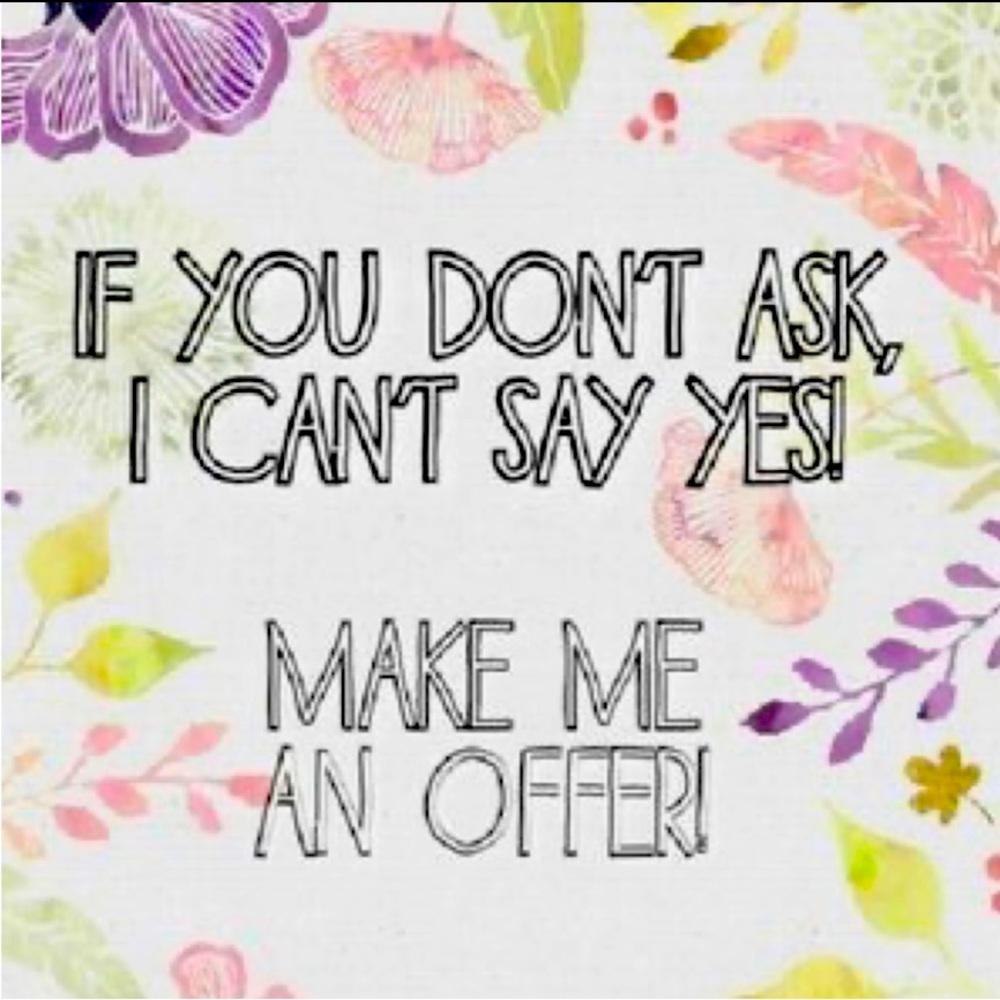 Make an offer!!💗